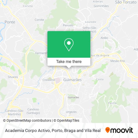 Academia Corpo Activo map