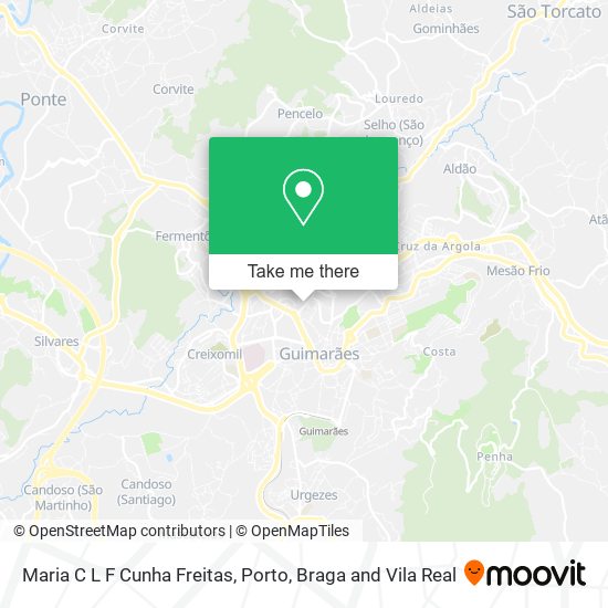 Maria C L F Cunha Freitas map