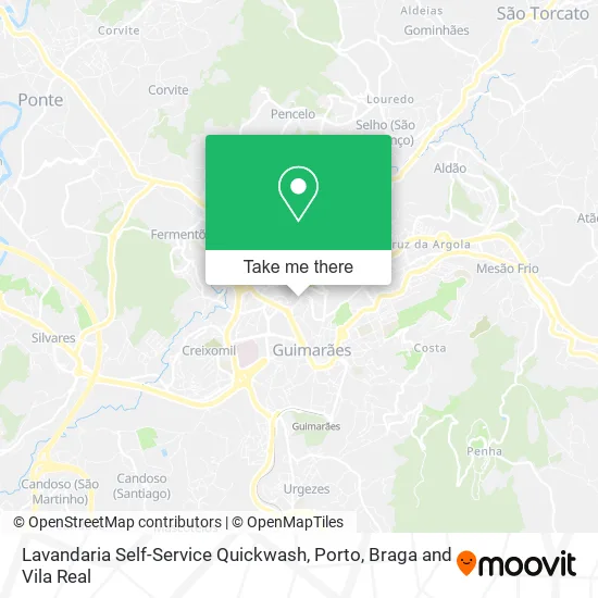Lavandaria Self-Service Quickwash map