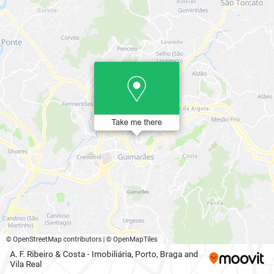 A. F. Ribeiro & Costa - Imobiliária mapa
