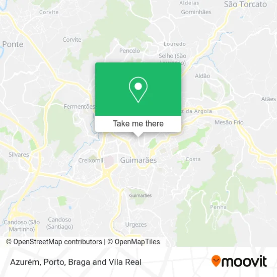 Azurém map