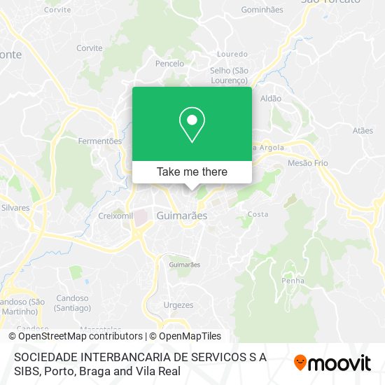 SOCIEDADE INTERBANCARIA DE SERVICOS S A SIBS mapa