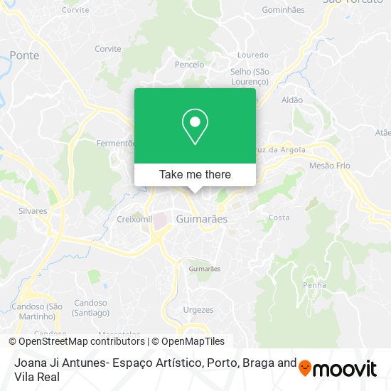 Joana Ji Antunes- Espaço Artístico mapa