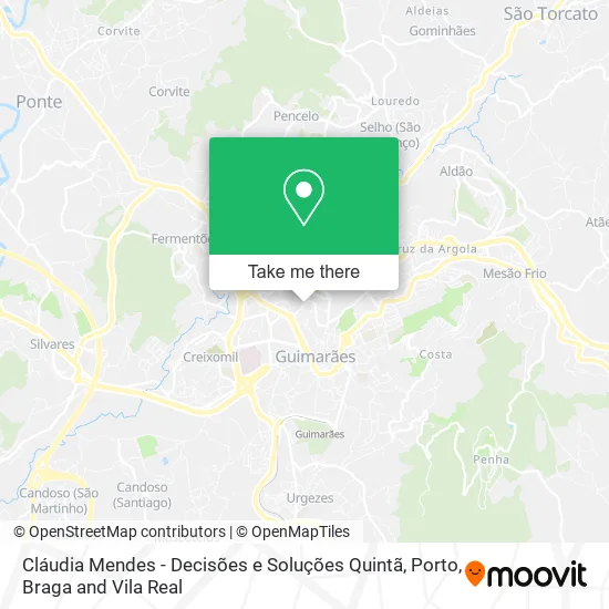 Cláudia Mendes - Decisões e Soluções Quintã map