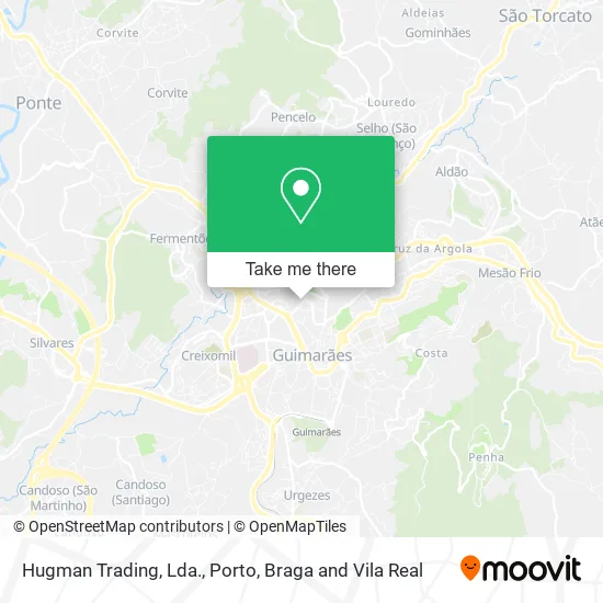 Hugman Trading, Lda. map
