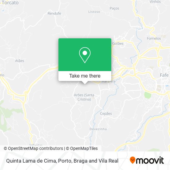 Quinta Lama de Cima mapa