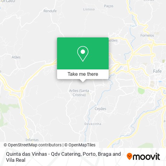 Quinta das Vinhas - Qdv Catering map