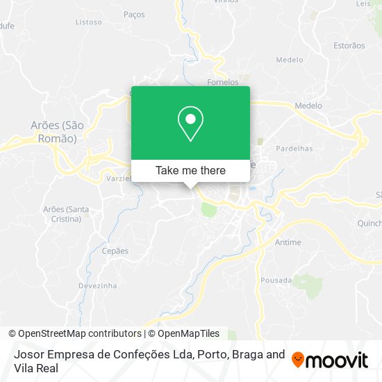 Josor Empresa de Confeções Lda map