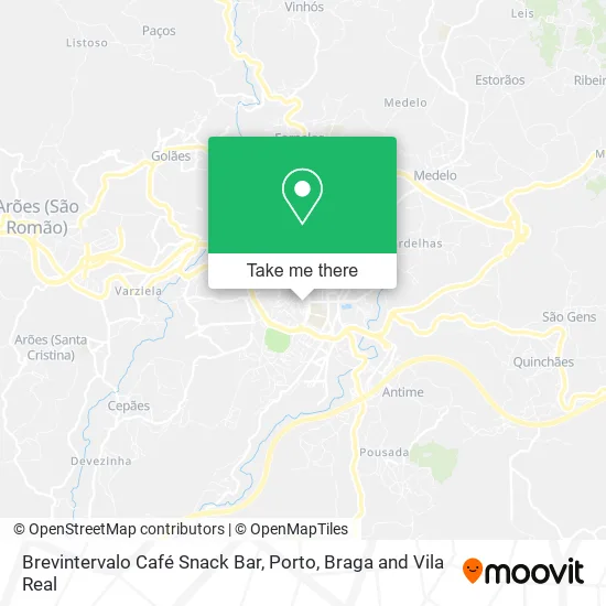 Brevintervalo Café Snack Bar map