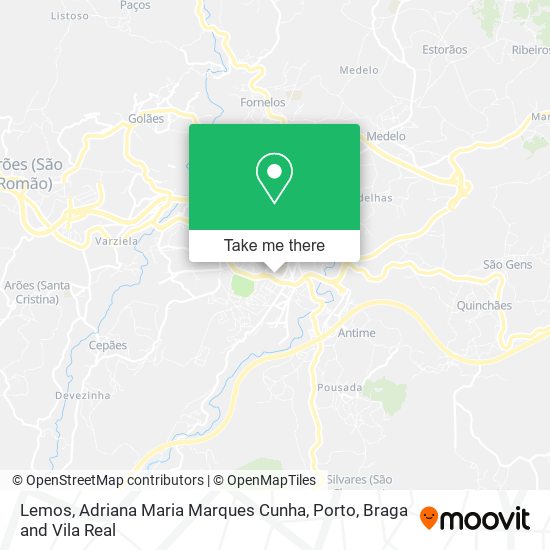 Lemos, Adriana Maria Marques Cunha mapa