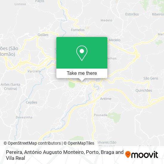 Pereira, António Augusto Monteiro map