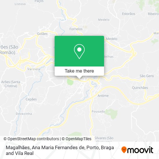 Magalhães, Ana Maria Fernandes de map