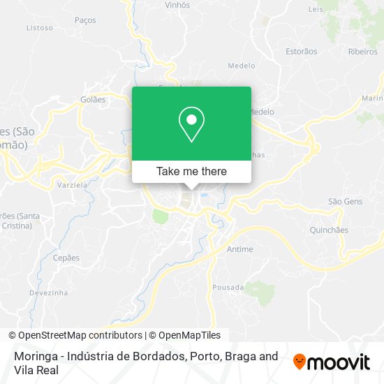 Moringa - Indústria de Bordados mapa