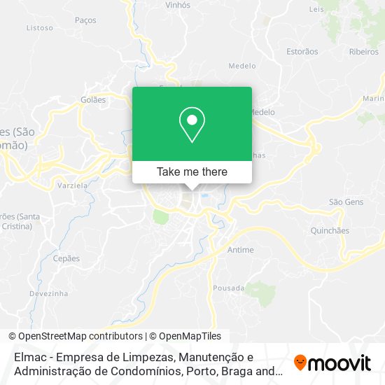 Elmac - Empresa de Limpezas, Manutenção e Administração de Condomínios map