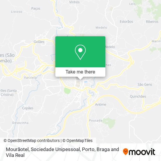 Mourãotel, Sociedade Unipessoal map
