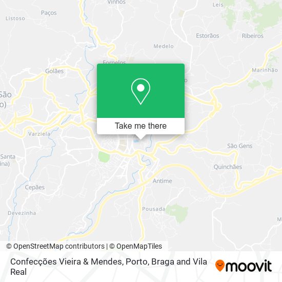 Confecções Vieira & Mendes map