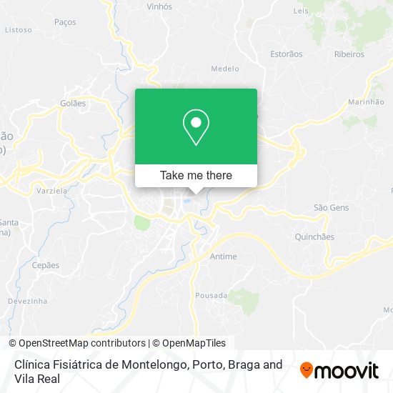 Clínica Fisiátrica de Montelongo map