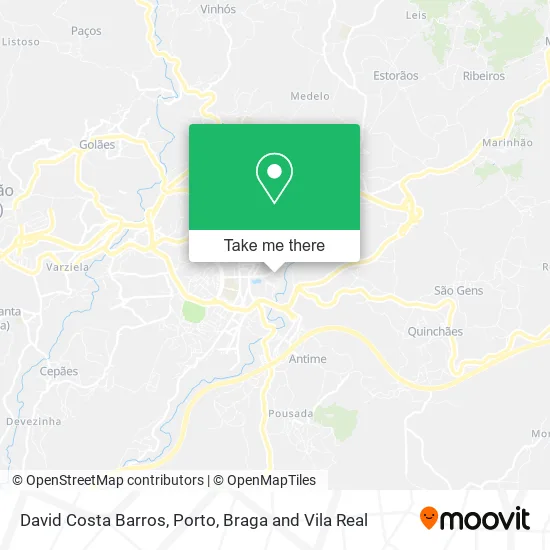 David Costa Barros map
