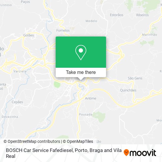 BOSCH Car Service Fafediesel map