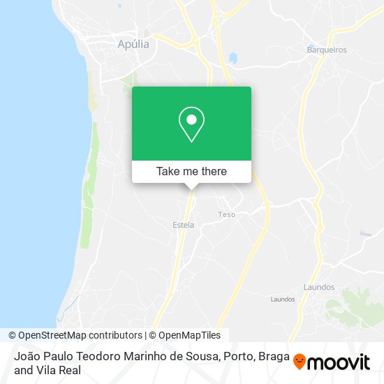 João Paulo Teodoro Marinho de Sousa mapa