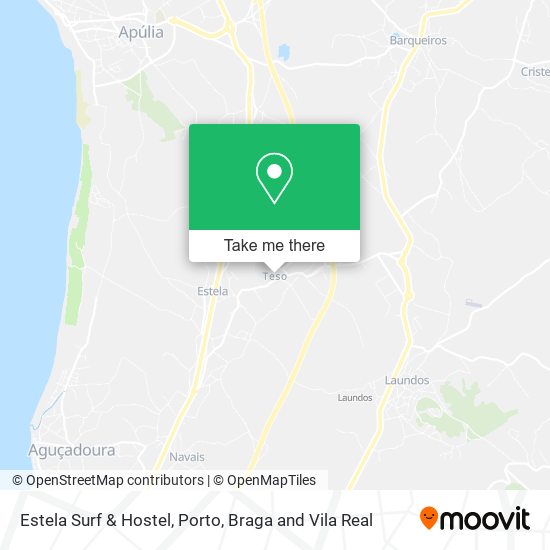 Estela Surf & Hostel mapa
