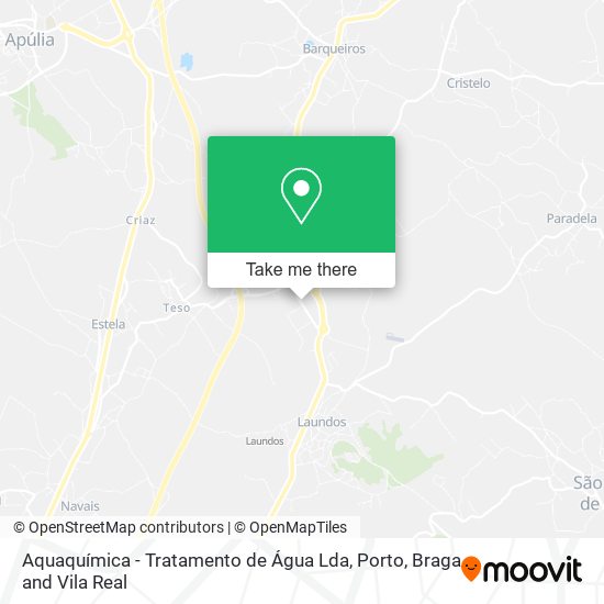 Aquaquímica - Tratamento de Água Lda mapa
