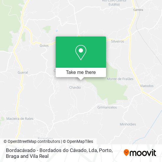 Bordacávado - Bordados do Cávado, Lda mapa