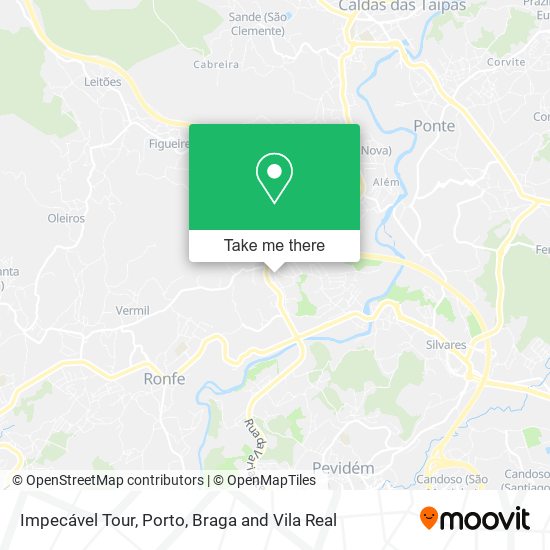 Impecável Tour mapa