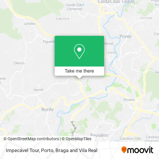 Impecável Tour map