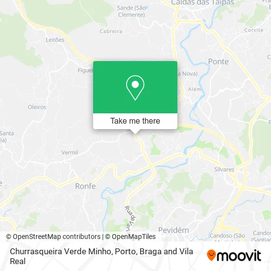 Churrasqueira Verde Minho map