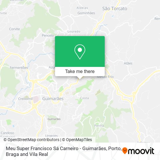 Meu Super Francisco Sá Carneiro - Guimarães map