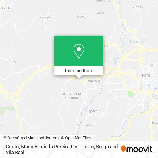 Couto, Maria Arminda Pereira Leal map