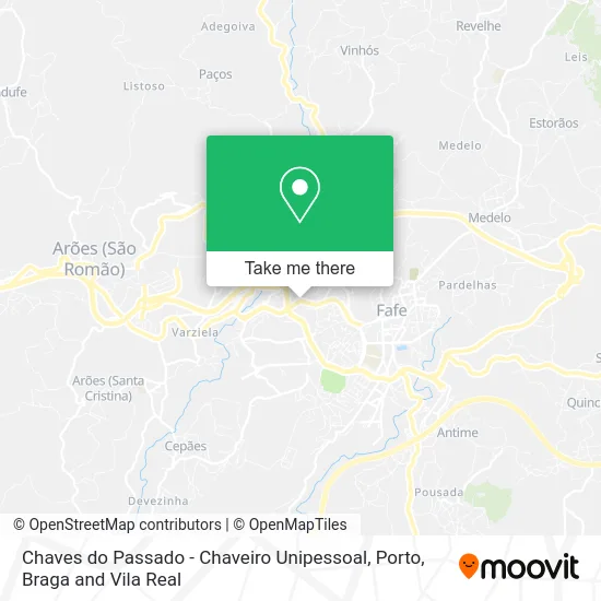 Chaves do Passado - Chaveiro Unipessoal map