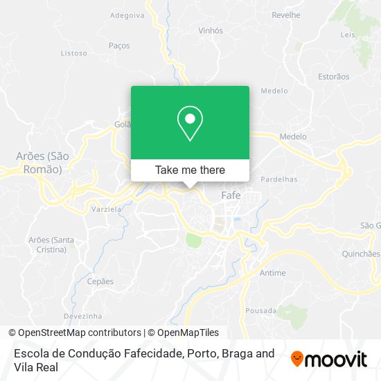 Escola de Condução Fafecidade map