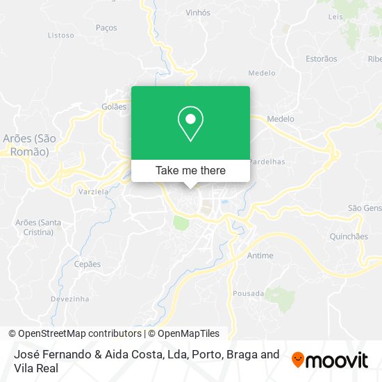 José Fernando & Aida Costa, Lda map