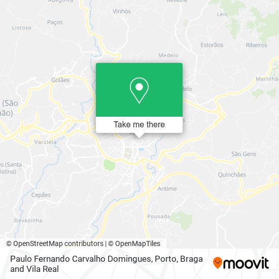 Paulo Fernando Carvalho Domingues mapa