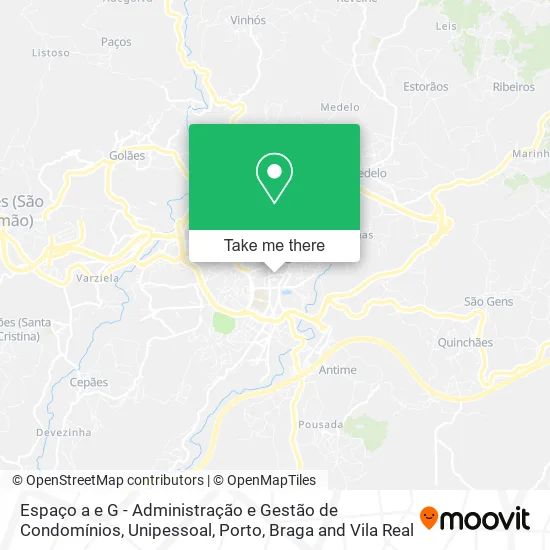 Espaço a e G - Administração e Gestão de Condomínios, Unipessoal map