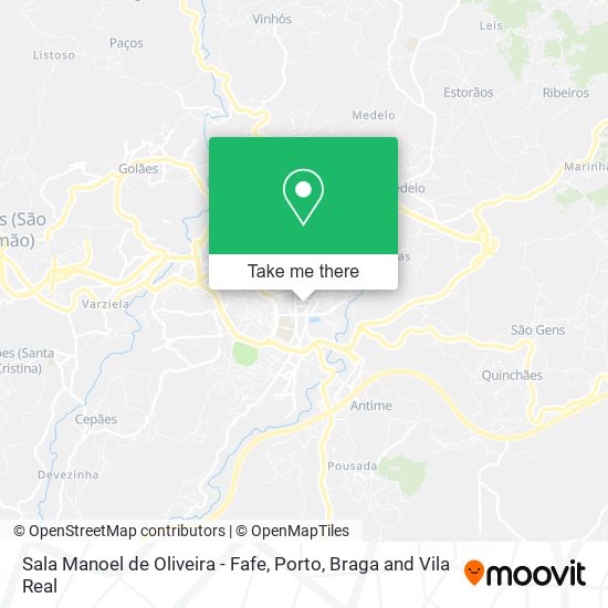 Sala Manoel de Oliveira - Fafe map