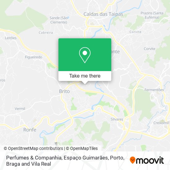 Perfumes & Companhia, Espaço Guimarães mapa