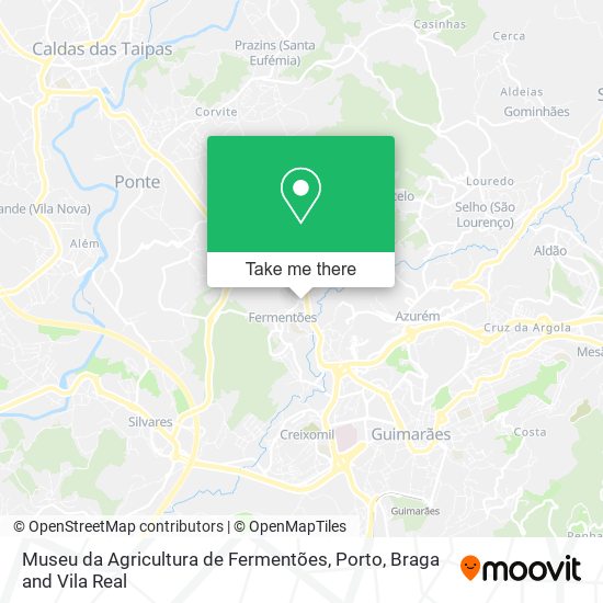 Museu da Agricultura de Fermentões map