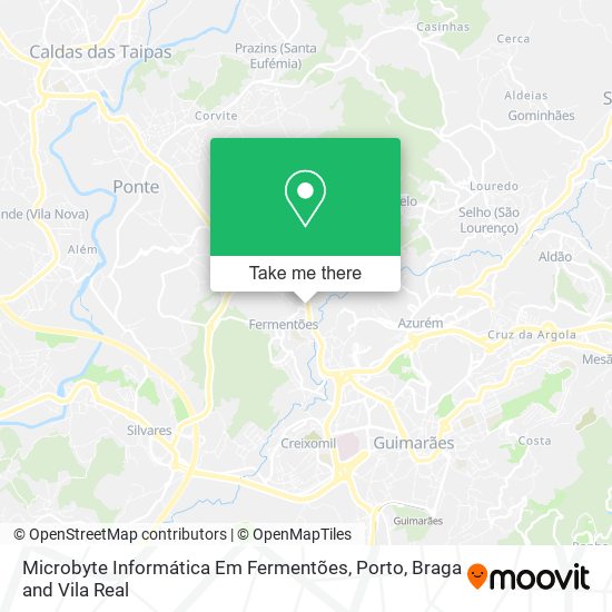 Microbyte Informática Em Fermentões mapa