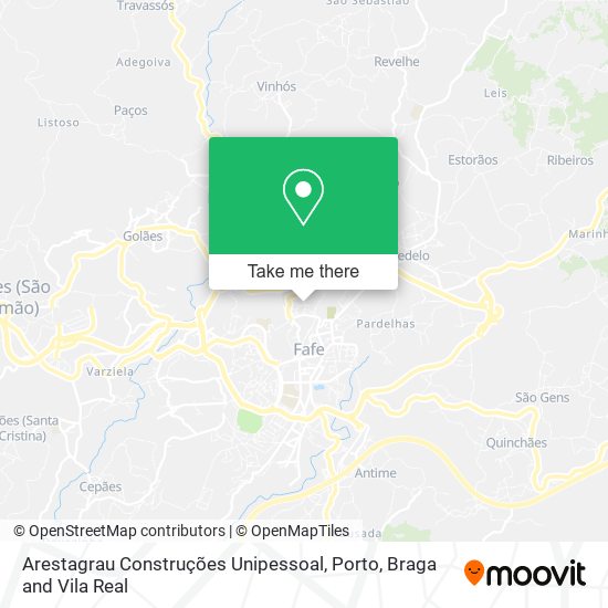 Arestagrau Construções Unipessoal mapa