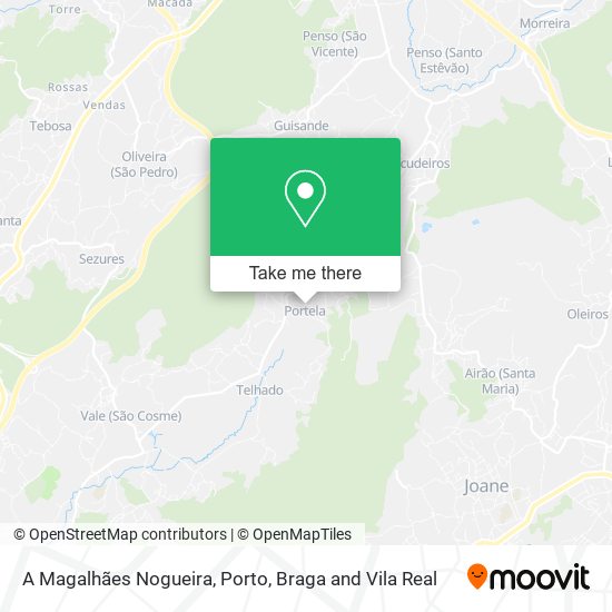 A Magalhães Nogueira mapa