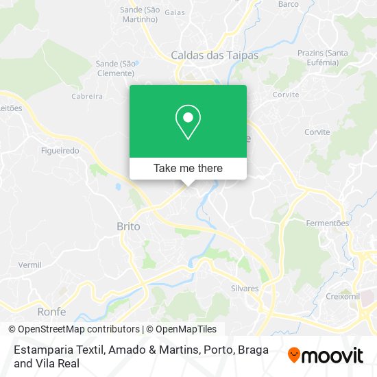 Estamparia Textil, Amado & Martins mapa