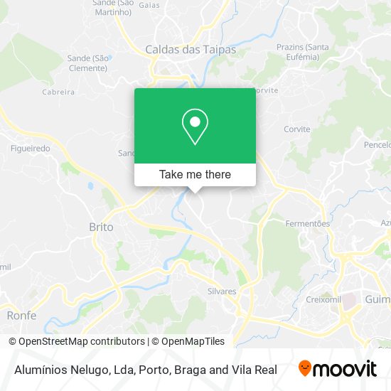 Alumínios Nelugo, Lda mapa