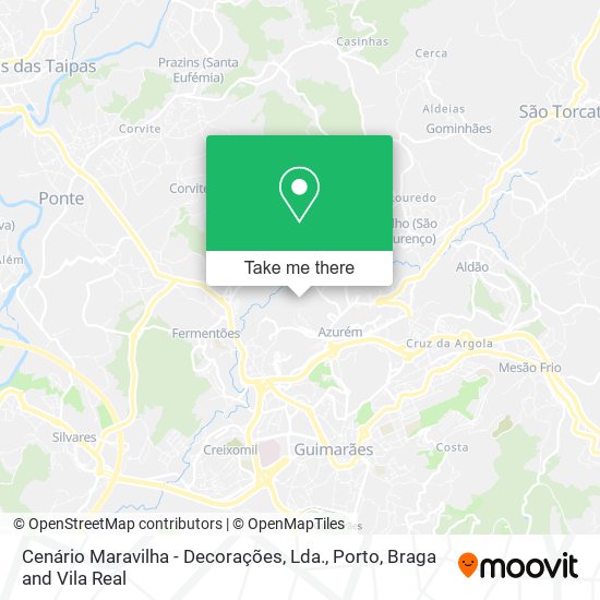 Cenário Maravilha - Decorações, Lda. mapa