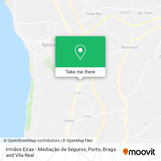 Irmãos Eiras - Mediação de Seguros mapa