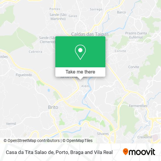Casa da Tita Salao de mapa
