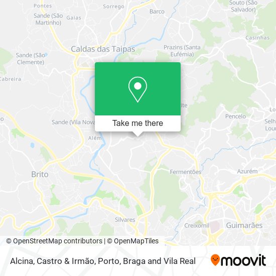 Alcina, Castro & Irmão map