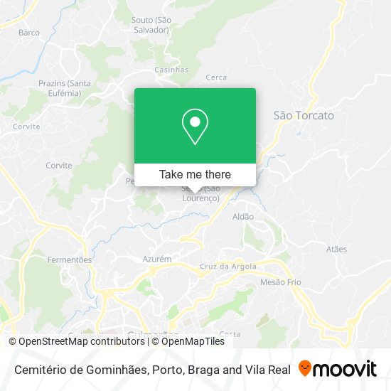 Cemitério de Gominhães map